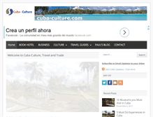 Tablet Screenshot of cuba-culture.com